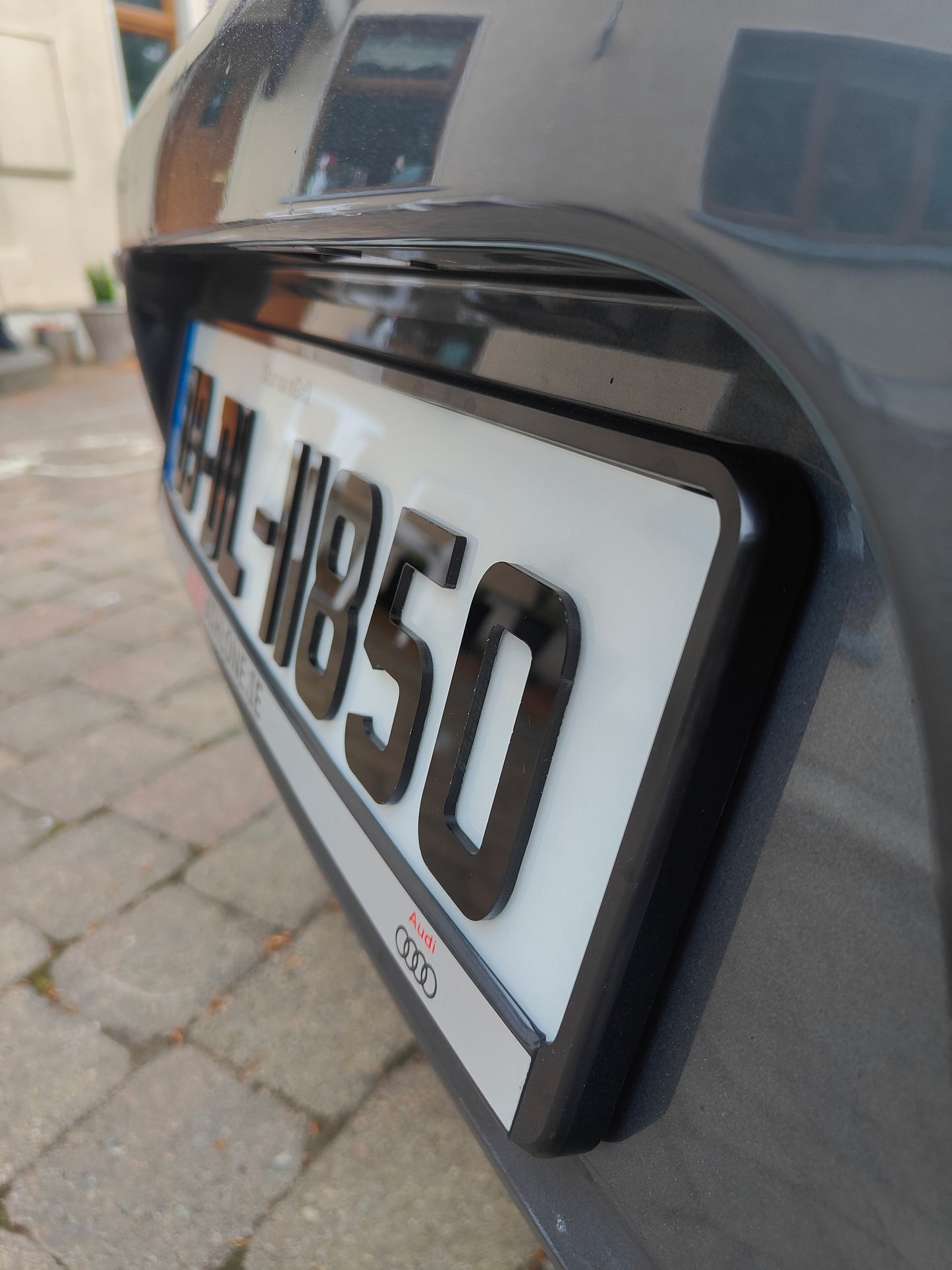 π₯4D BLACK NUMBER PLATES 70mm