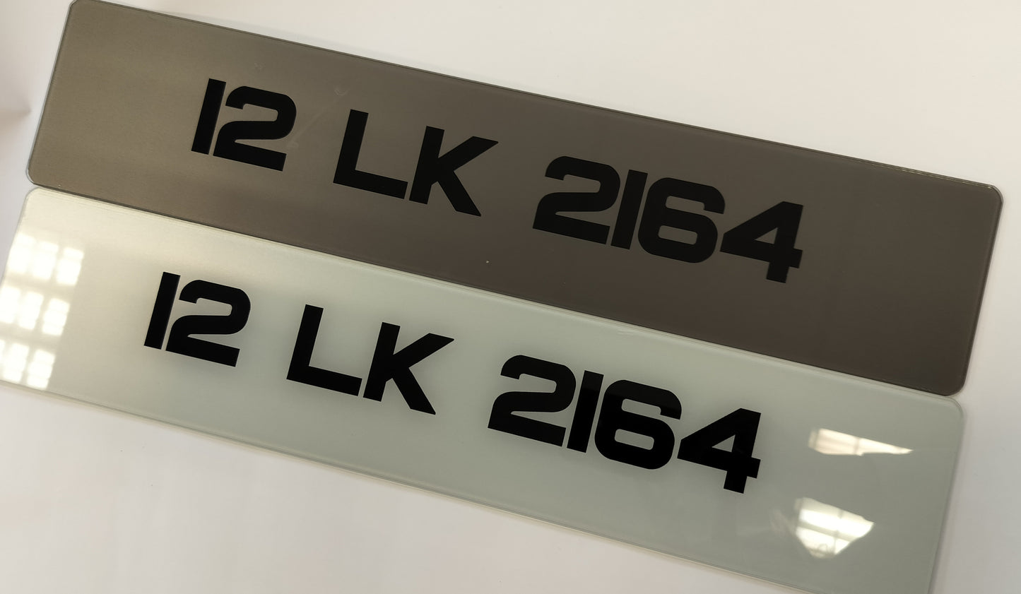2D METRO STYLE NUMBER PLATES