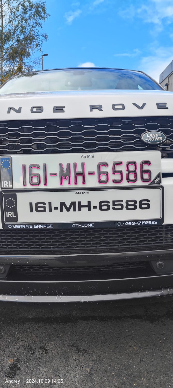 π₯ 4D BLACK ACRYLIC & PINK GLITTER OUTLINE NUMBER PLATES 70mm