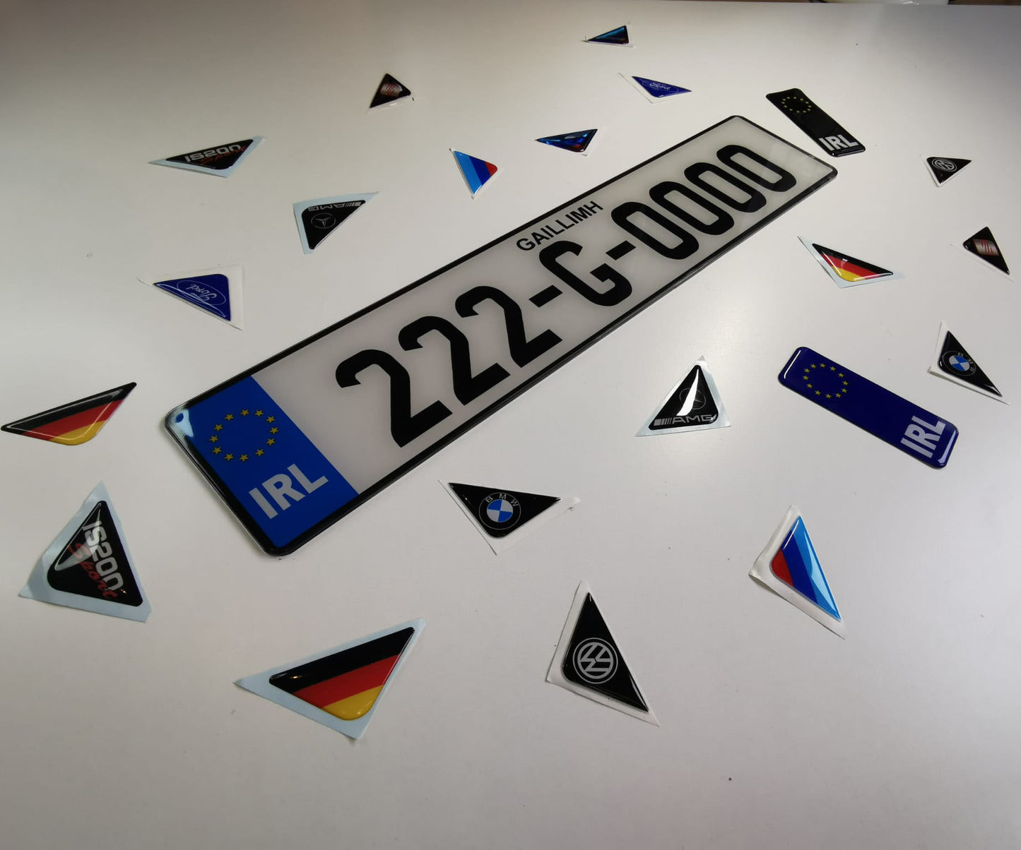 2D METRO STYLE NUMBER PLATES 70mm