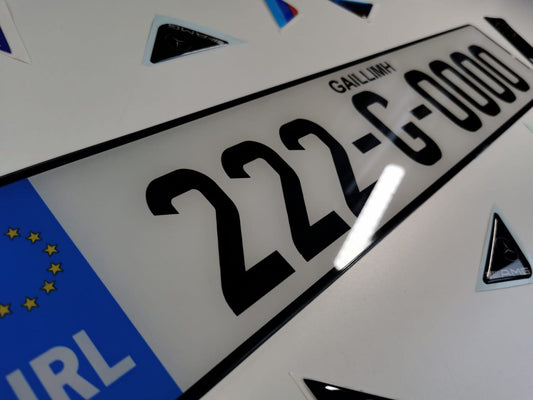 2D METRO STYLE NUMBER PLATES 70mm