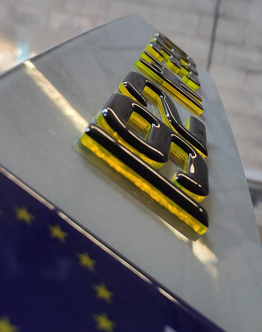 🔥4D NEON YELLOW GEL NUMBER PLATES 50mm